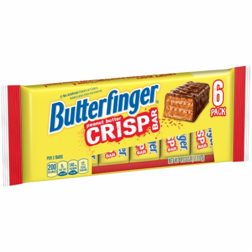 Butterfinger Peanut Butter Crisp Bars, 6 ct / 4.02 oz - City Market