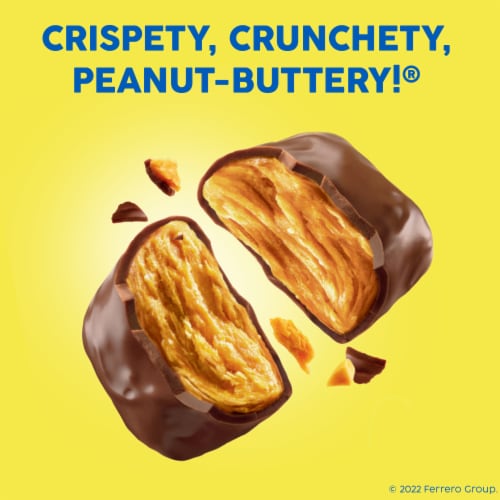 Butterfinger, Chocolatey, Peanut-Buttery Unwrapped Minis, Movie Theater Candy Box, 2.8 oz Perspective: left