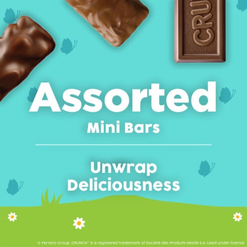Easter Minis Assorted Chocolate Candy, Individually Wrapped Treats for Easter Baskets, 9.5 oz Perspective: left