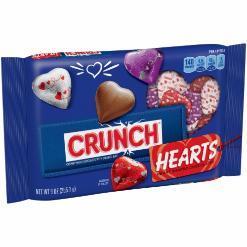 Crunch Hearts Valentine Candy Perspective: left