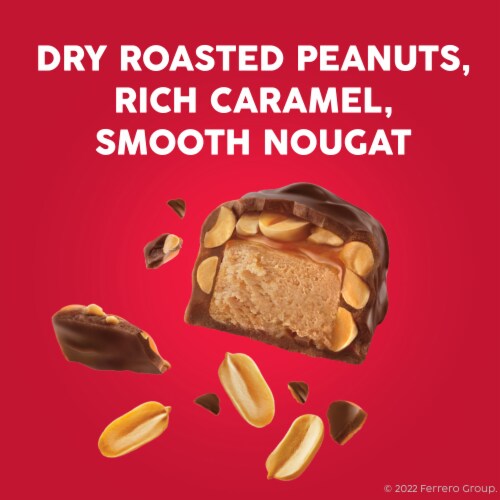 Baby Ruth Chocolatey Peanut Caramel Nougat Fun Size Individually Wrapped Candy Bars Perspective: left