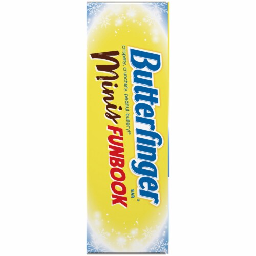 Butterfinger Minis Holiday Funbook Perspective: left