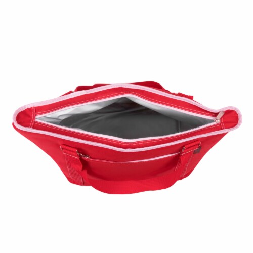 Topanga Cooler Tote Bag, Red Perspective: left