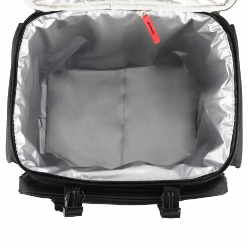 Bodega Rolling Wine Cooler, Black Perspective: left
