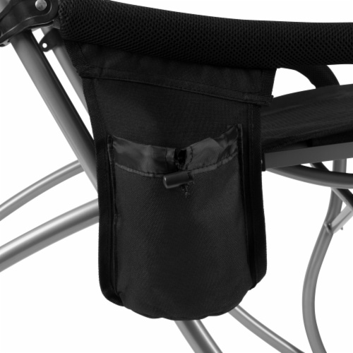 PT-XL Camp Chair, Black Perspective: left