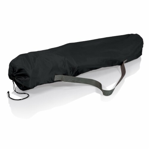 Campsite Camp Chair, Black with Gray Accents Perspective: left