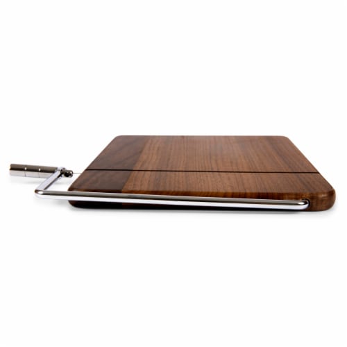 Meridian Black Walnut Cutting Board & Cheese Slicer, Black Walnut Perspective: left