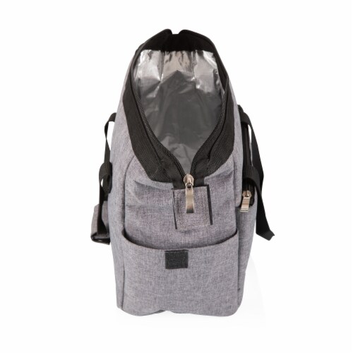 On The Go Lunch Cooler, Heathered Gray Perspective: left
