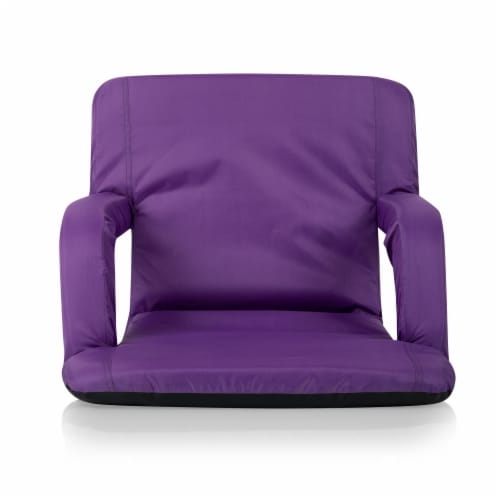 Ventura Portable Reclining Stadium Seat, Purple Perspective: left