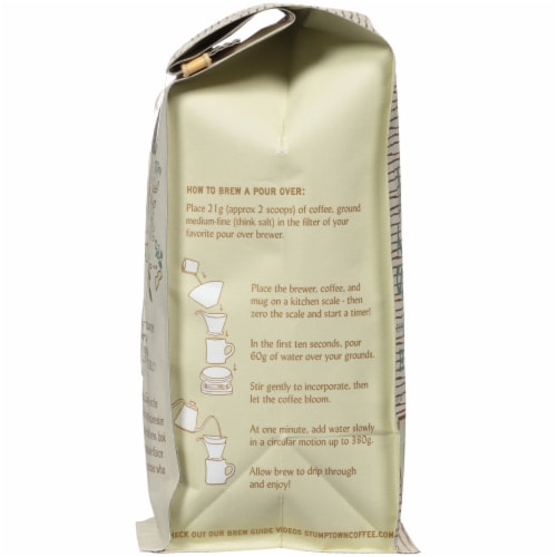 Stumptown Coffee Organic Indonesia Single Origin Whole Bean Coffee Perspective: left