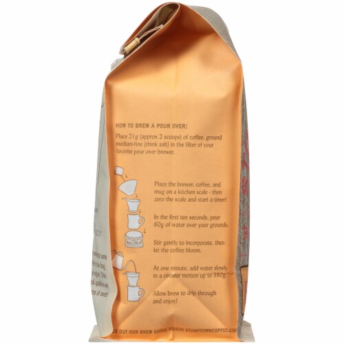 Stumptown Coffee Organic Ethiopia Single Origin Whole Bean Coffee Perspective: left