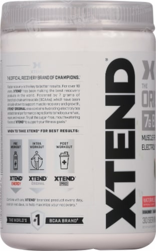 Xtend® The Original BCAA Watermelon Explosion Perspective: left