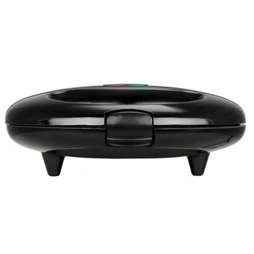 Brentwood Sandwich Maker (Black and Stainless Steel) Perspective: left