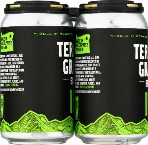 Terminal Gravity IPA Beer Perspective: left