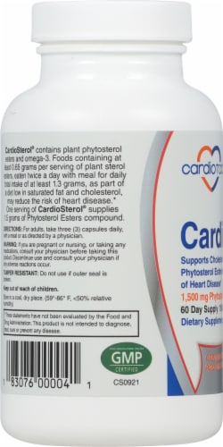 Cardio Tabs Cardio Sterol Capsules Perspective: left