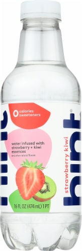 Hint® Strawberry Kiwi Flavored Bottled Water Perspective: left