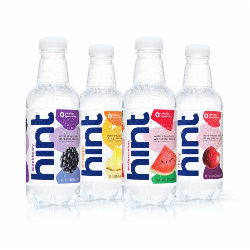 Hint® Variety Flavored Bottled Water Perspective: left