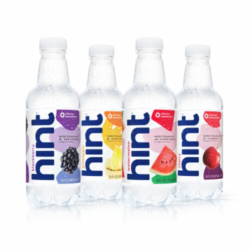 Hint® Variety Flavored Bottled Water Perspective: left