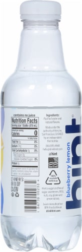 Hint® Blueberry Lemon Flavored Bottled Water Perspective: left