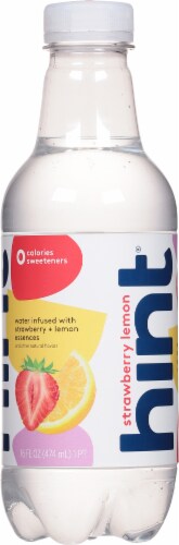 Hint® Strawberry Lemon Flavored Water Perspective: left