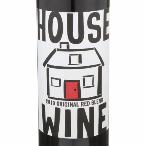 House Wine Original Red Blend California Wine Perspective: left