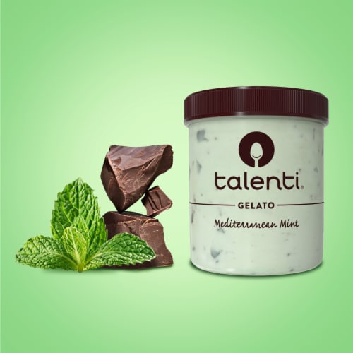 Talenti Mediterranean Mint Gelato Pint Perspective: left