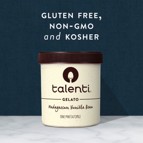 Talenti Madagascan Vanilla Bean Gelato Pint Perspective: left