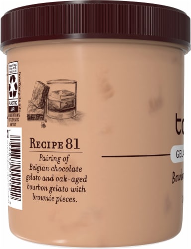 Talenti® Bourbon Fudge Brownie Gelato Perspective: left