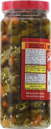 That Pickle Guy All Natural Chunky Hot Giardiniera Perspective: left