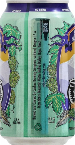 Caldera Ashland Amber Ale Perspective: left