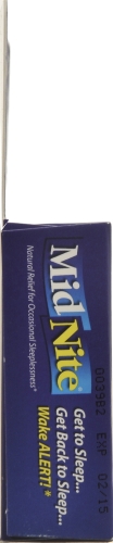 MidNite Sleep Aid Tablets Perspective: left