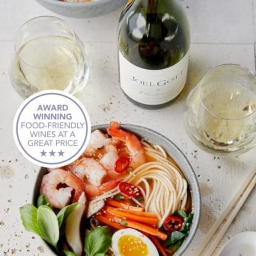 Joel Gott California Unoaked Chardonnay California White Wine Perspective: left