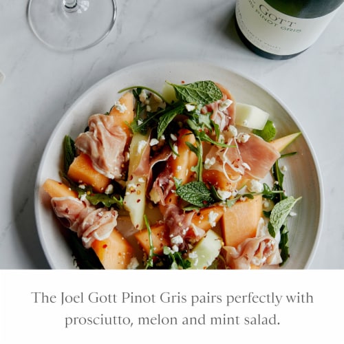 Joel Gott Oregon Pinot Gris White Wine Perspective: left
