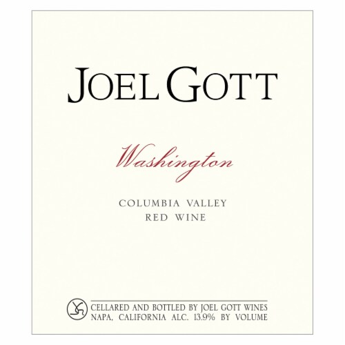 Joel Gott Washington Red Wine 750 ml Perspective: left