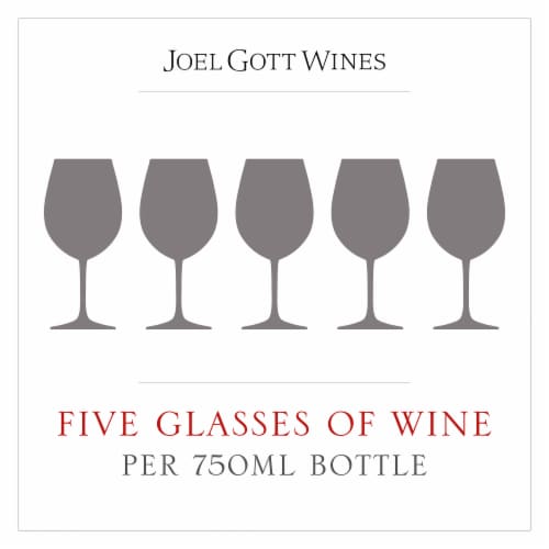 Joel Gott Merlot Wine Perspective: left