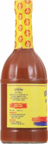 Louisiana Brand Hot Sauce Perspective: left