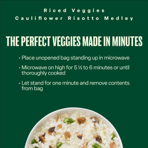 Green Giant Riced Veggies Cauliflower Risotto Medley Perspective: left