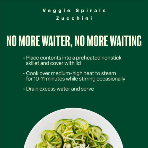 Green Giant Zucchini Veggie Spirals, Gluten-Free Perspective: left
