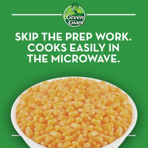 Green Giant Simply Steam Seasoned Garlic Parmesan Street Corn Perspective: left