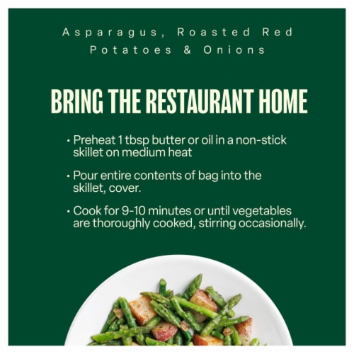 Green Giant Restaurant Style Asparagus Roasted Red Potatoes & Onions Perspective: left