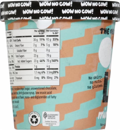 Oatly Mint Chip Dairy Free Frozen Dessert Perspective: left