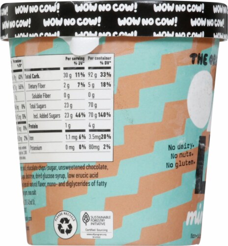 Oatly Mint Chip Dairy Free Frozen Dessert Perspective: left