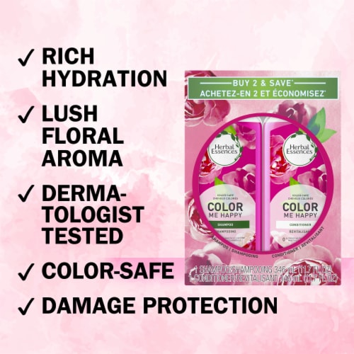 Herbal Essences Color Me Happy Shampoo & Conditioner Bundle Pack Perspective: left