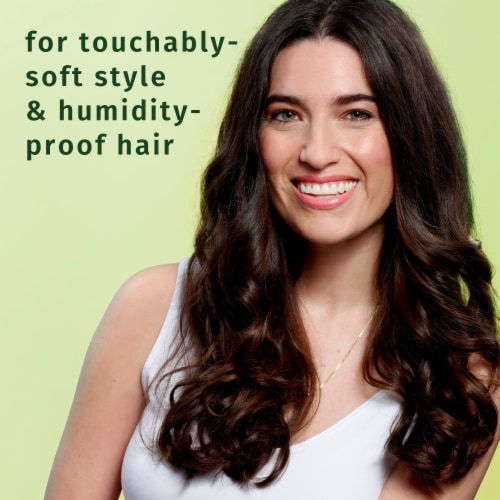 Herbal Essences Touchable Hold Hair Spray Gel for Curly Hair, 24-hour Hold Perspective: left