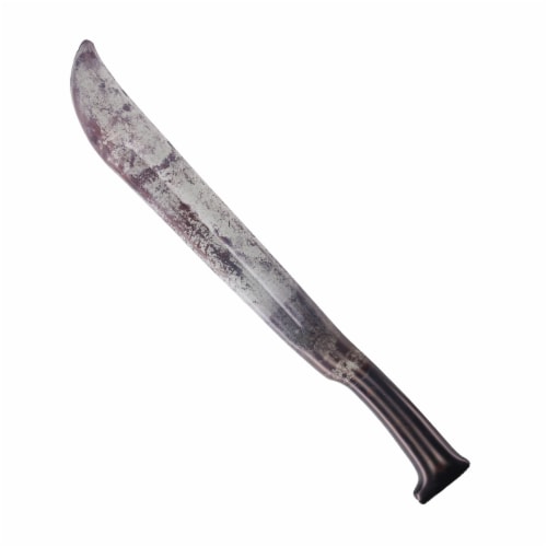 Inflatable Machete Halloween Costume Accessory Perspective: left