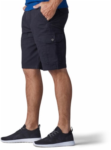 Lee Men's Extreme Motion Swope Shorts - Black Perspective: left