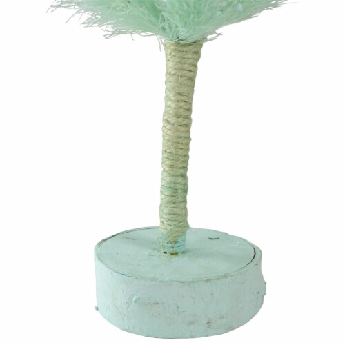 Northlight 2' Pastel Green Pine Artificial Easter Tree - Unlit Perspective: left