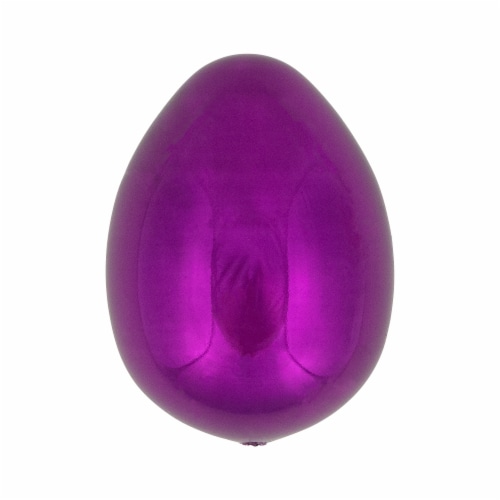 Northlight 6ct Multicolor Metallic Easter Egg Decorations 3.5 Perspective: left