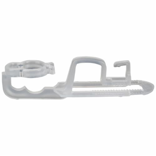 Northlight 26ct Clear Omni All-In-One Universal Gutter and Shingle Christmas Light Clips Perspective: left