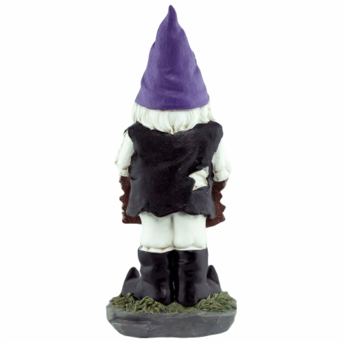 Northlight 11.75 Gnome Skeleton Keep Out Halloween Decoration Perspective: left